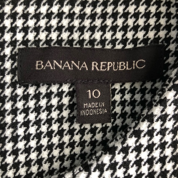 Banana Republic houndstooth sheath dress size 10 - Picture 2 of 12